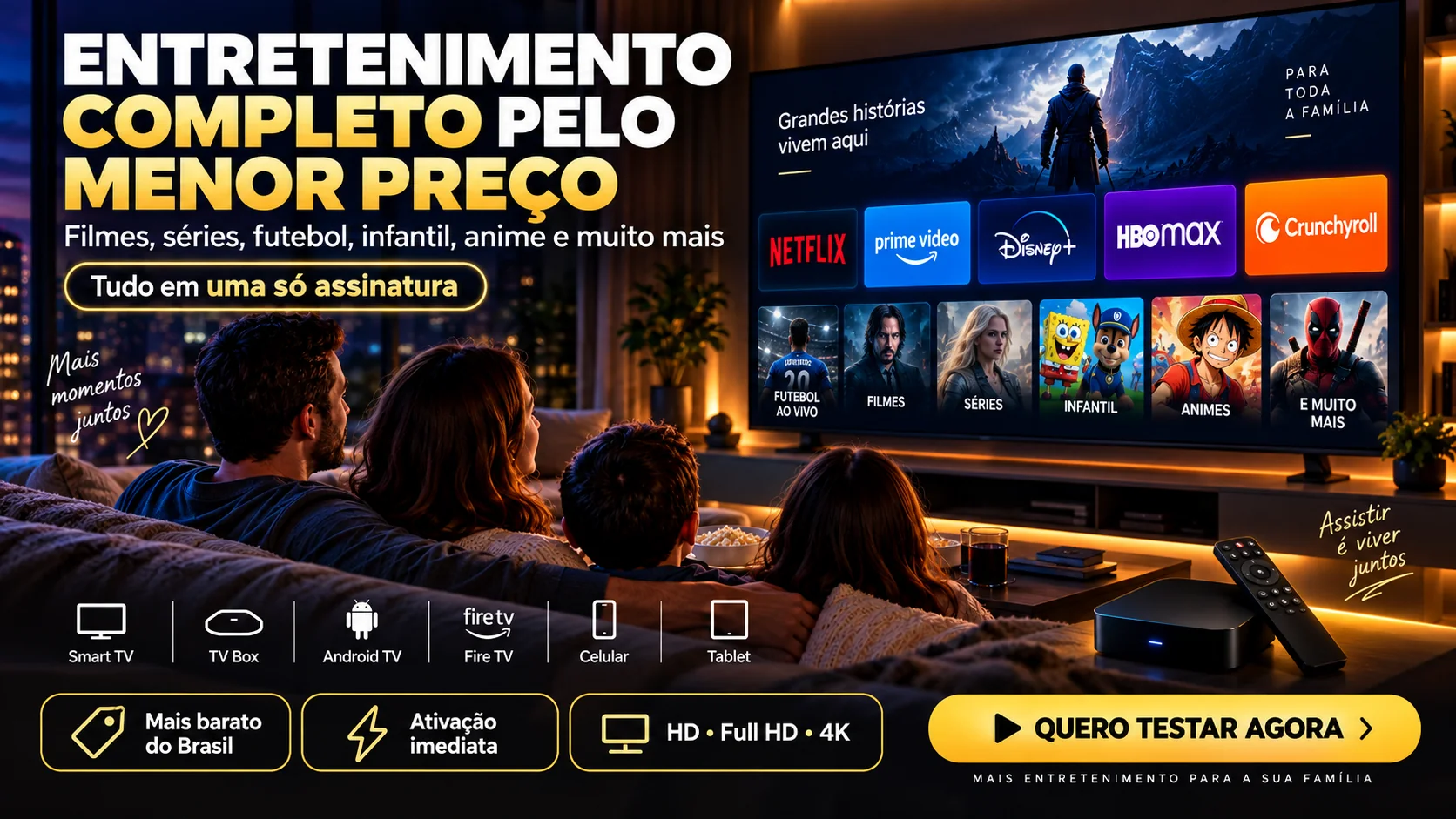 Planos IPTV — imagem ilustrativa